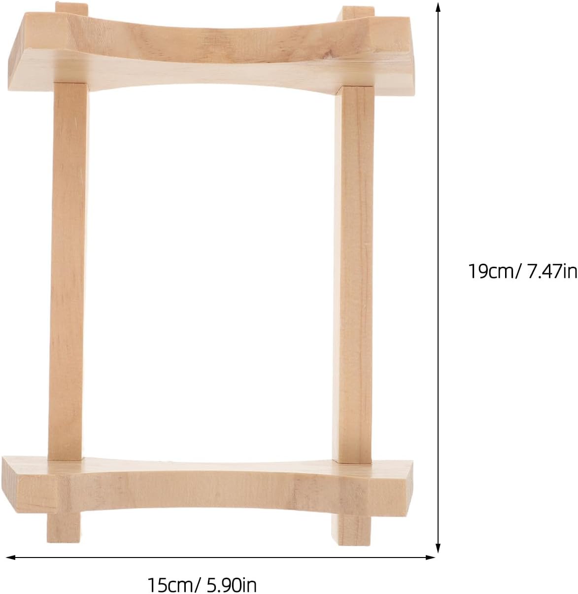 Oak Aging Barrel Stand: Countertop Cask Cradle for Aging Barrel Wine Sake Display - 1.5L Wine Dispenser Support Rack for Water Jug Containers Light Brown