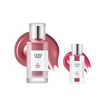 BBIA LEAU Tint Rosy & Pink Glow Glow Full + Mini Lip Duo #08 Sweet + #05 Peony Bundle