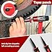TOOLEAGUE 9Pcs Punch and Chisel Set, Including Cape & Cold Chisels, Taper, Pin & Center Punch with Hand Guard for Working with Wood, Metal, Automotive