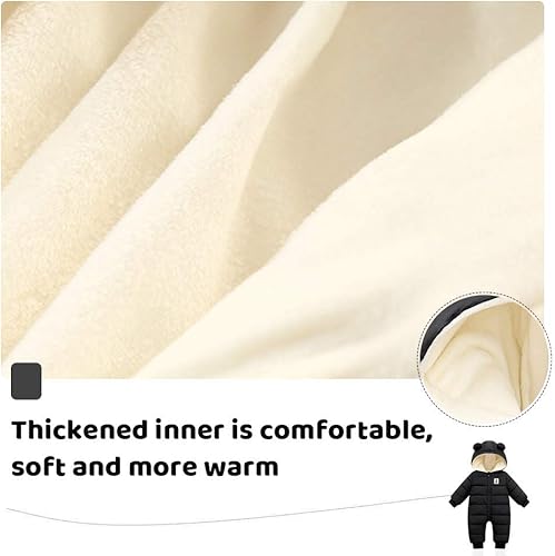 Miniatura 6 de Fumdonnie Lindo Traje de Nieve para Bebés Niños Recién Nacidos Bebés Niñas Abrigo de Invierno Ropa para Niños Pequeños