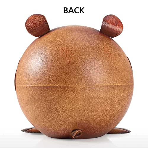Too-Arts Metal Cute Piggy Bank Vintage Money Coin Bank For Adults Iron Coin Bank Gift Decor Decorative Ornament #TOP4