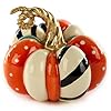 Mackenzie childs mini patchwork spice pumpkin decorative resin autumn and halloween home decor  urban country home decor