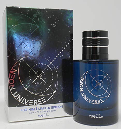 Rue21 Cologne For Men Neon Universe 2.5 Ounce Brand New In Box Rue 21