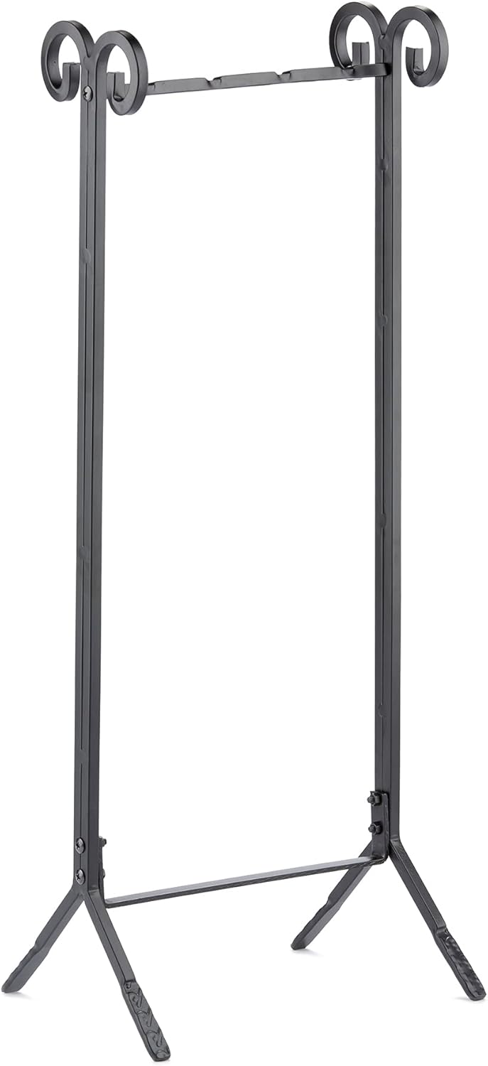 UniFlame, F-1111, 5-Piece Black Heavy Weight in-Line Fireplace Tools Set