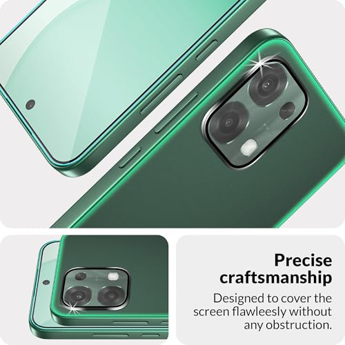 Image of ArmourPro Edge to Edge Tempered Glass for Oppo F33 with Black Camera Ring Guard, 9H Screen Protector, Anti-Scratch, Anti-Fingerprint, Bubble-Free Installation Kit
