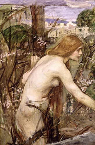 Peinture murale Honorius Waterhouse toile premium HD 60x90cm