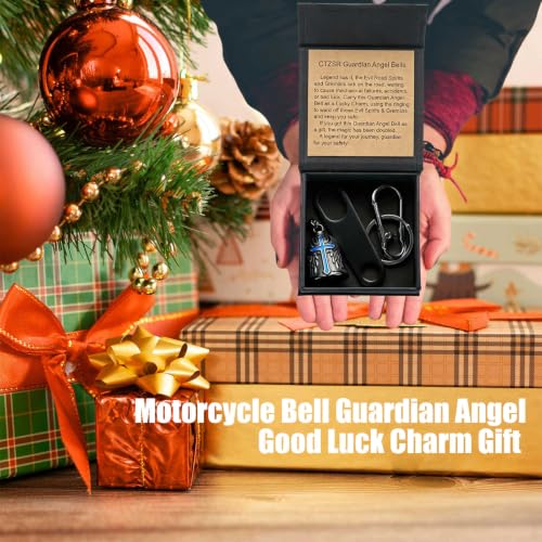 Image of Motorcycle Bell Guardian Angel Gremlin Lucky Charm Gift For Riders