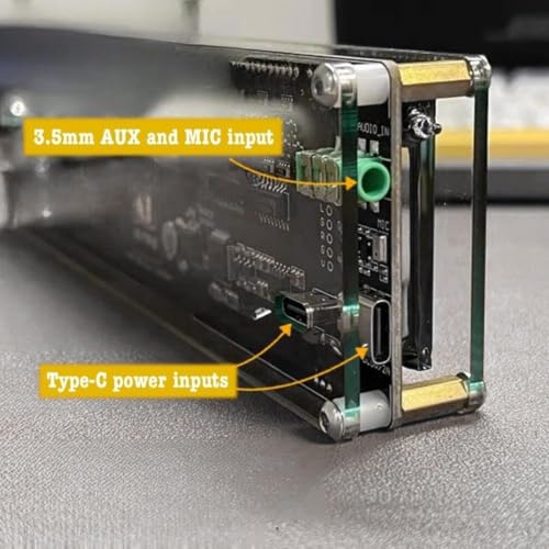 Visualizador de espectro de audio con medidor de nivel para música 7