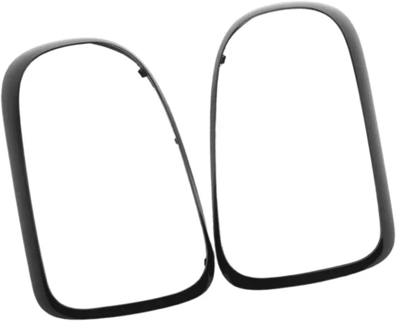 Gloss Black Car Headlight Ring Bezel Trim Surround Cover Taillight Frame Trim Kit Compatible For BMW Mini Cooper Countryman F60 2015-2019(2PCS Rear Lamp)
