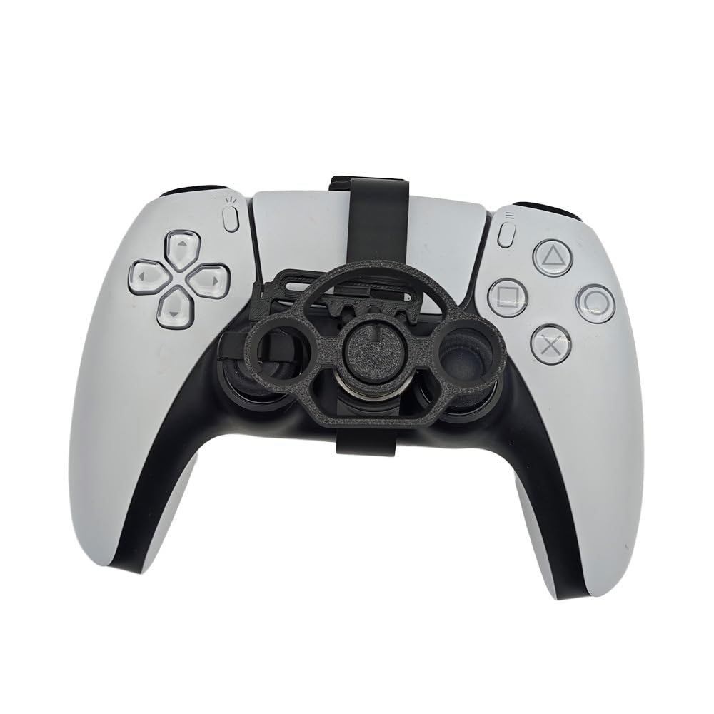 Volantes de Carreras para PS5 para PS5 Slim, Mini Volante Controlador de Juego Volante Auxiliar Accesorios de Repuesto para PS5 para PS5 Slim (Modelo de doble orificio)