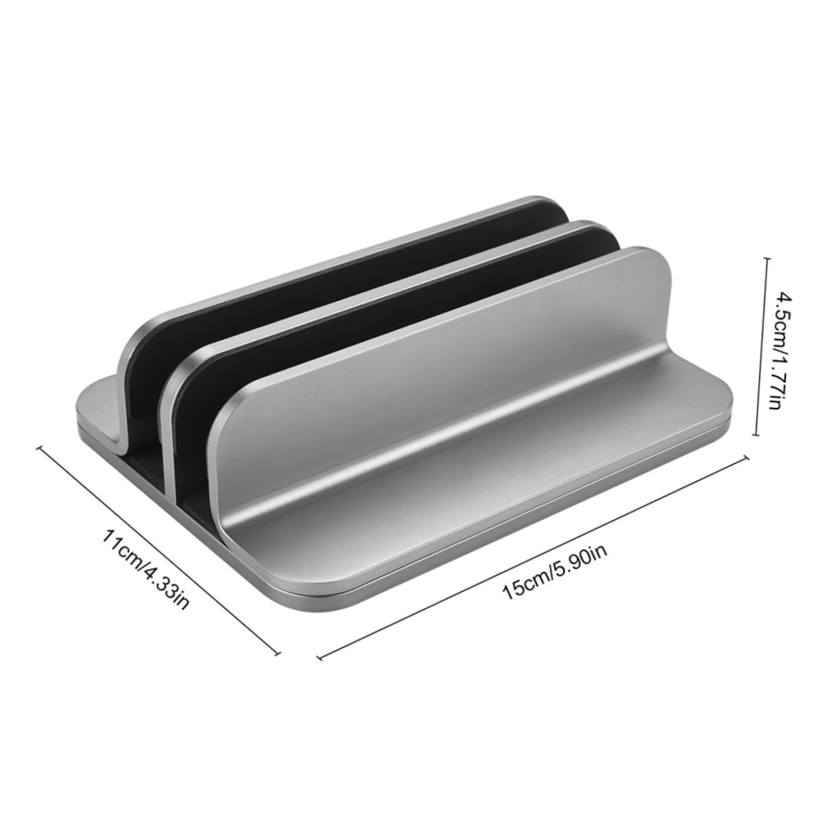 Supporto Verticale per Laptop Supporto Laptop da Tavolo in Lega di Alluminio Pratica Stabile Salva Spazio Design Verticale Prevenzione Surriscaldamento Tablet