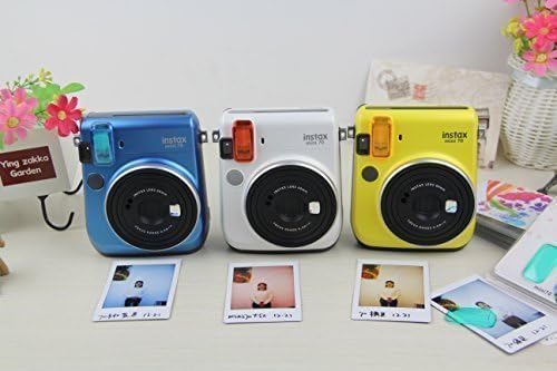 CAIUL Compatible Mini 70 Camera Case Bundle with Album, Filters & Other Accessories for Fujifilm Instax Mini 70 (Don't Touch My Camera, 8 Items)