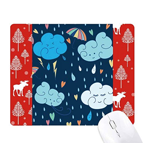 Parapluie nuage pluie cœur la souris noël woods grand format résistant