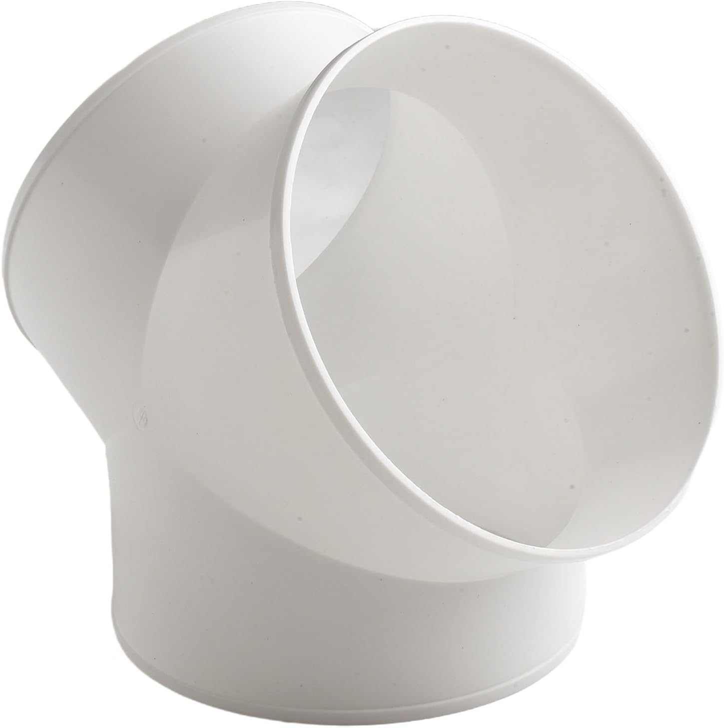 Ducting Splitter Connector, PVC Y Shape 3 Way Joint Duct Splitter For Exhaust Fan Range Hood Ventilation, Round Duct Hose Connector(200mm)