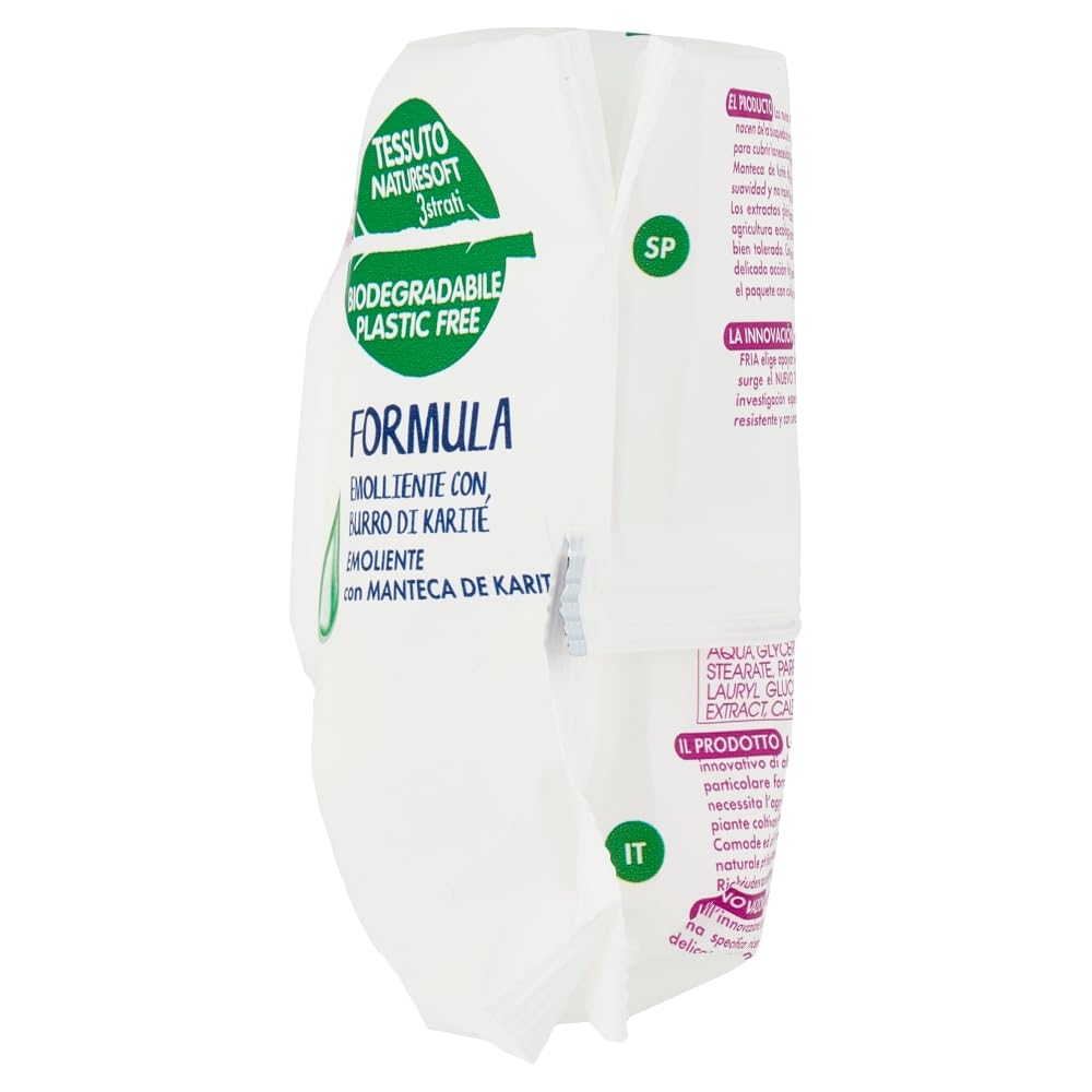 Fria Baby Sensation Salviette per Cambio Pannolino Burro di Karitè 70 Salviette