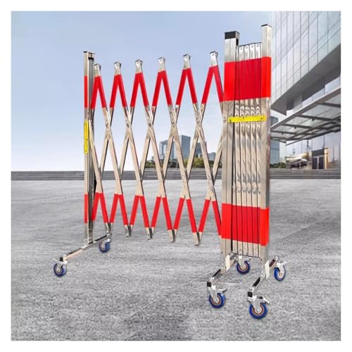 Barrière extensible industrielle pour bloquer l'accès aux zones de danger