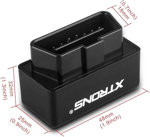 Miniatura 8 de XTRONS Bluetooth OBD2 Android OBDII - Escáner de diagnóstico automático de coche, par especial para XTRONS Android estéreo de coche para Ford para