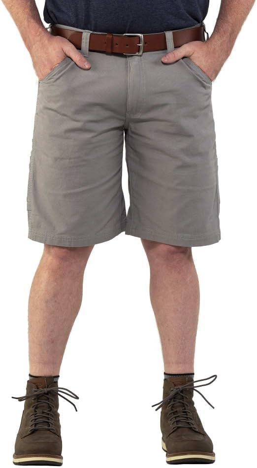 Jack Rivet Men's JR1002 Irondale Flex Canvas Utility Short - 11 Inch