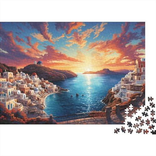 Puzzle de 1000 piezas de puesta de sol, el regalo para amigos perfecto