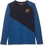  s.Oliver Jungen 62.908.31.8596 Langarmshirt, Blau (Blue Melange 55W5), (Herstellergröße:XL/REG)