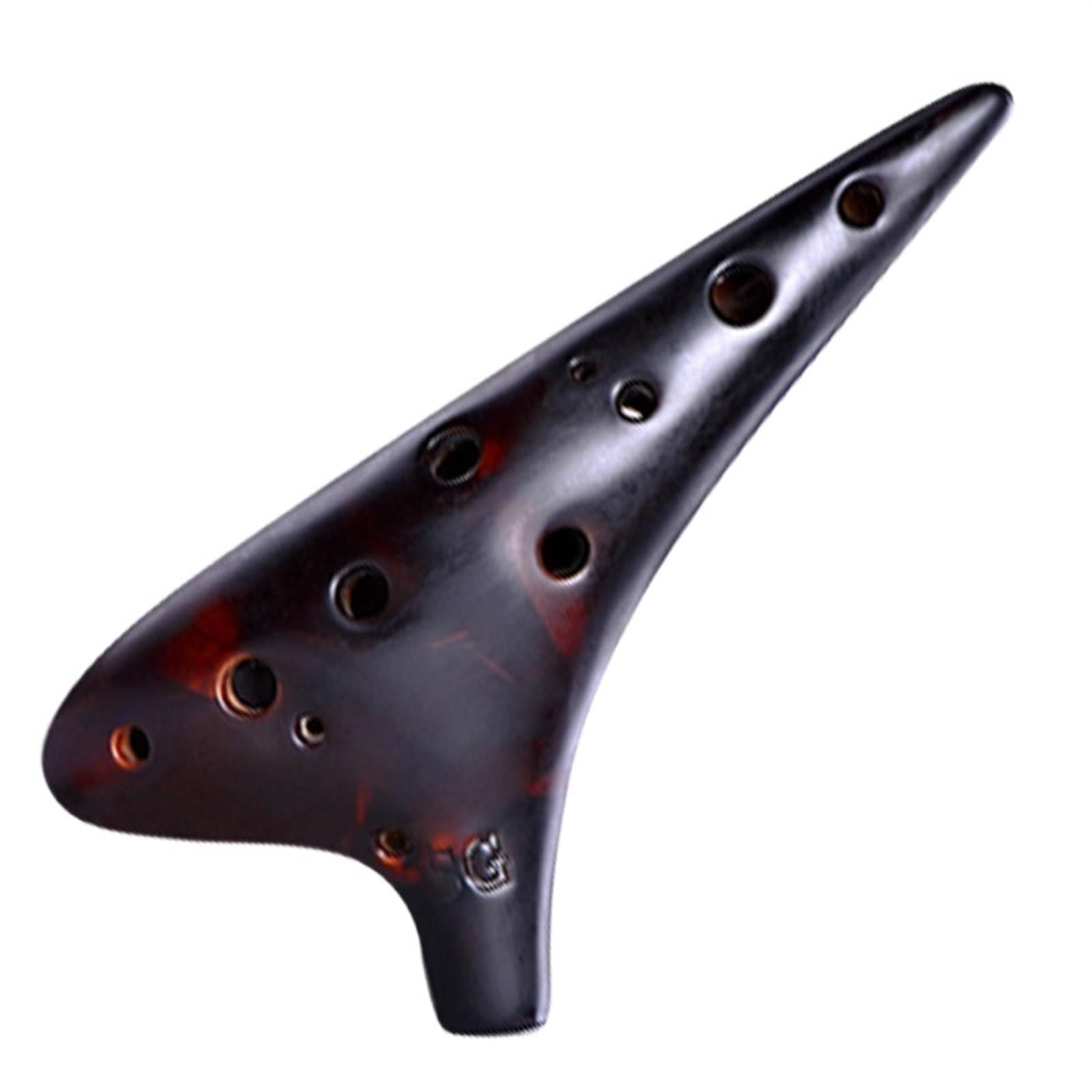 Instrument Ocarina 12 Otworów SG Wysokie G Tone 12 Otworów Dymiony Xun Profesjonalna Okarina Wykonawcza Profesjonalna Okaryna