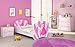 Letto per bambino Cameretta per bambino con materasso Cassetto ACMA I (08 La principessa con il pony, 140x70)