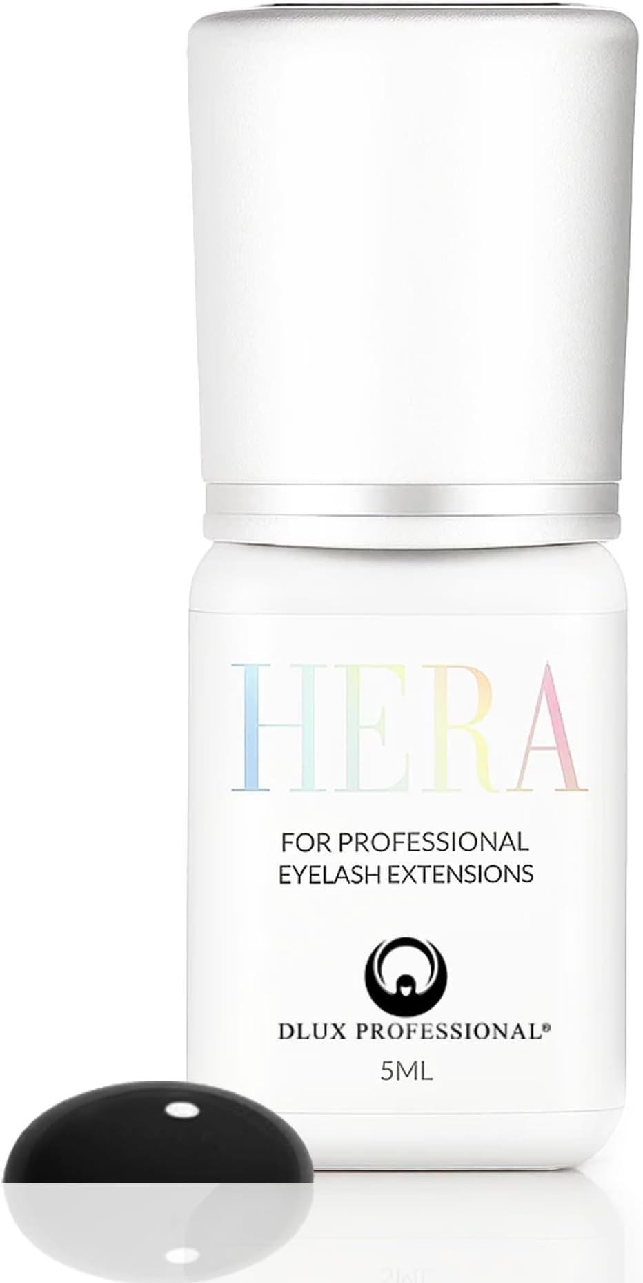 Eyelash Extension Glue for Professionals - 9 Weeks Retention, 1 Sec Drying Time, Latex Free Semi Permanent Individual & Volume Lash Extension Glue