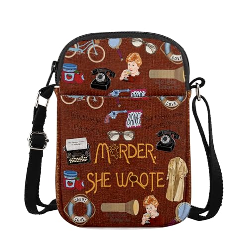 MAOFAED Murder Tv Series Inspired Gift, Murder Mystery Crossbody Bag, True Crime Gift, Halloween Party Favor