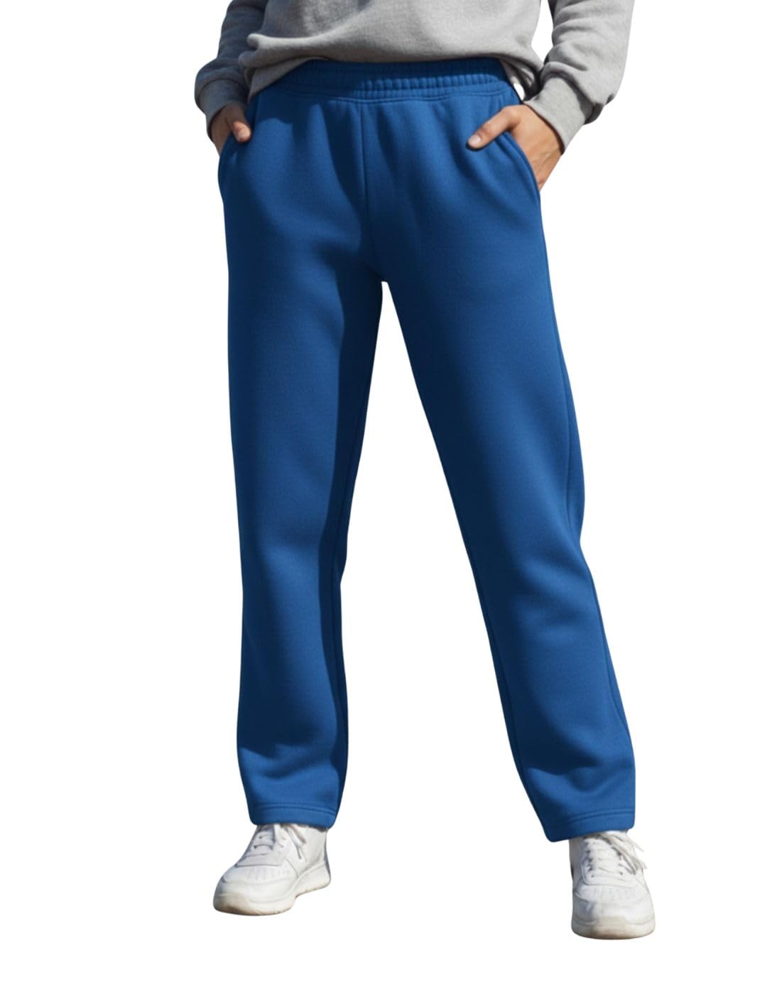mack jonney Women’s Solid Fleece Track Pants | Warm & Durable Casual Lowers | Trendy Lowers-M5306-picture-37