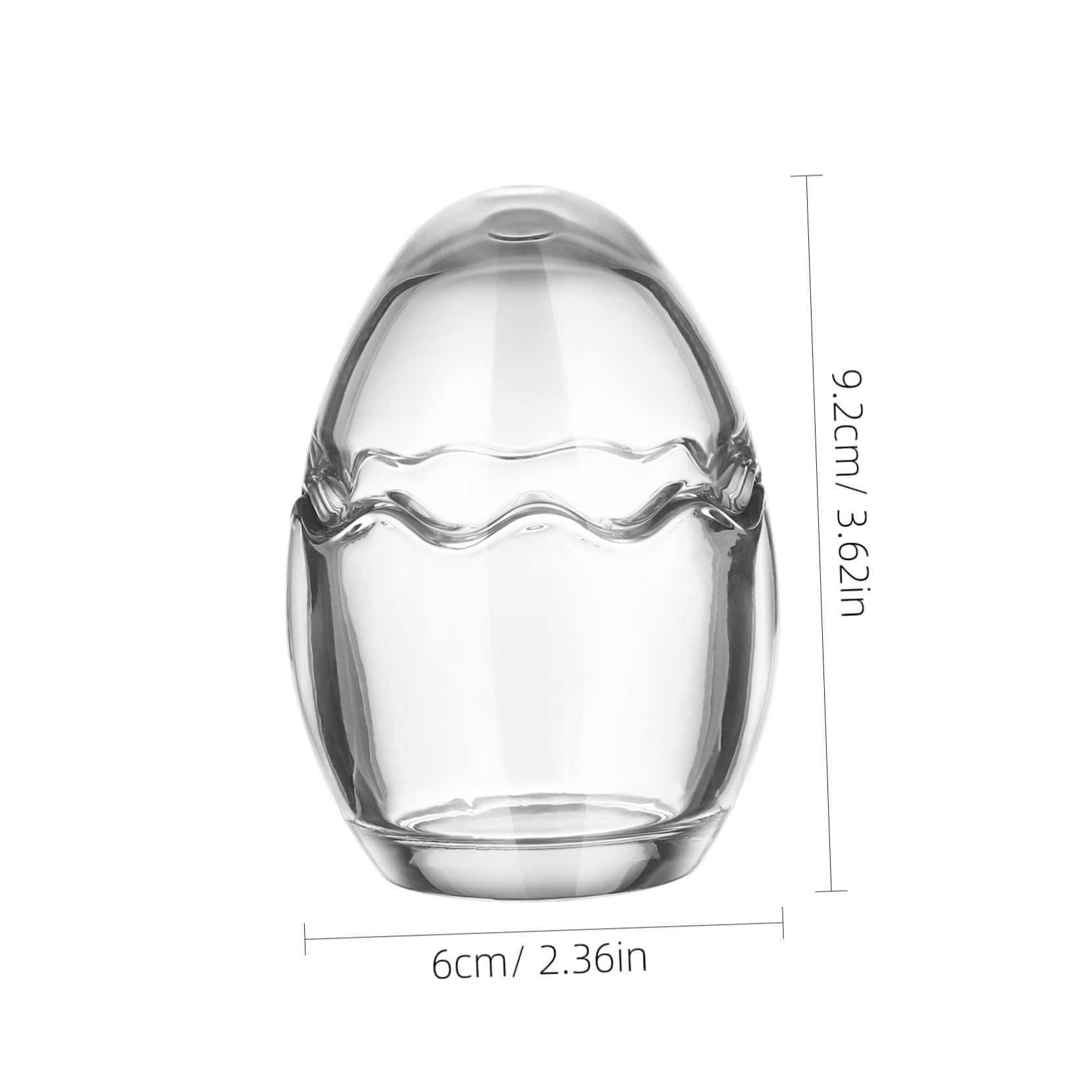 Luxshiny 4pezzi Tazze Da Budino in Vetro Pirottini Per Mousse Teglie Da Forno Forma Guscio d Per Feste e Preparazione Dolci