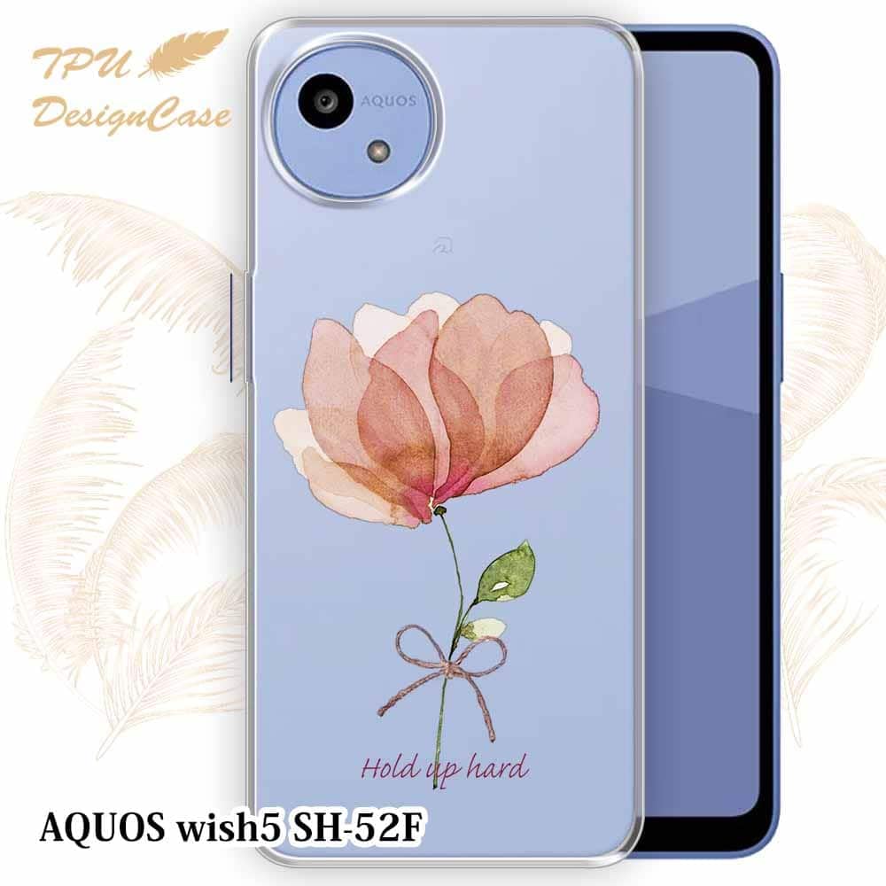お値下げ本日中/ウッド三線 花柄デザイン ケース付き Amazon.co.jp: AnglersLife ソフトケース TPUケース AQUOS wish5