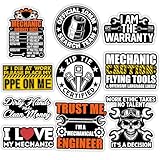 MAIANEY (10Pcs, 3in) Mechanic Sticker Pack for Toolbox Garage Laptop – Funny...