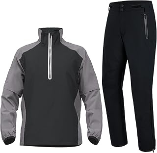 Waterproof Golf Rain Suits for Men Performance Rain Jackets and Pants for All Sports
