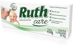 Sabão em Pedra Coco Ruth Care 5x90g