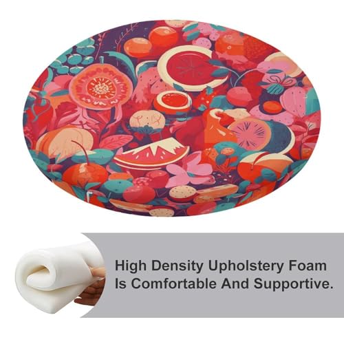 Coussin de siège rond en mousse à mémoire de forme pour sol - 5