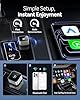 2026 Wireless CarPlay Adapter for iPhone ＆ Android Auto Mini Wired to Wireless Apple Car Play Adapter Plug & Play Compatible for iPhone iOS 10+ Android 11+ with After 2016 Cars Automotive Compasses #2