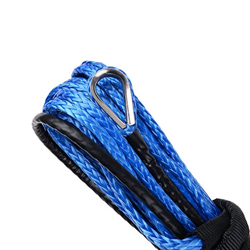 Astra Depot Blue 3/16 X 50 Foot Atv Utv Truck Winch Rope Warn Compatable #TOP3