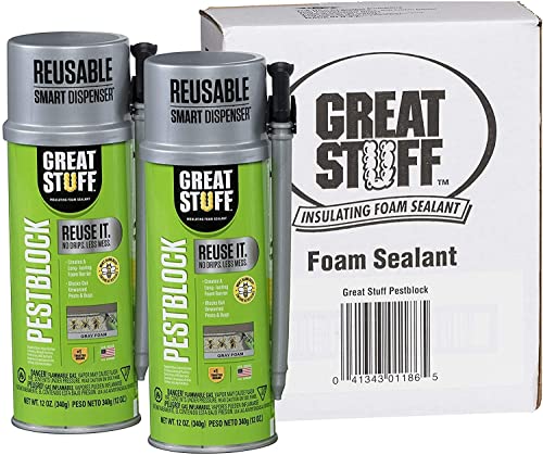 Great Stuff 99108240 2 PK Smart Dispenser Sealant, Gray