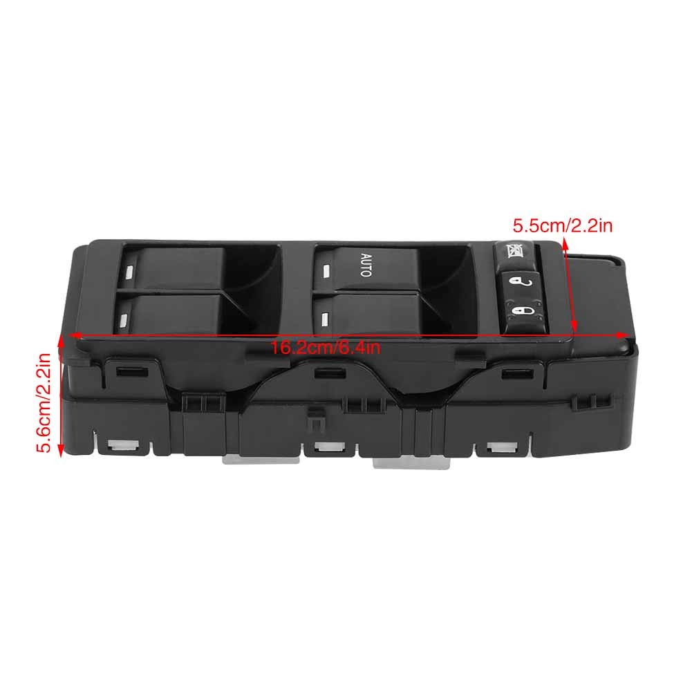 Interruttore Alzacristallo Elettrico, Pulsante, Nero, Jeep Patriot Compass Dodge Caliber 2007-2010 56040691AC