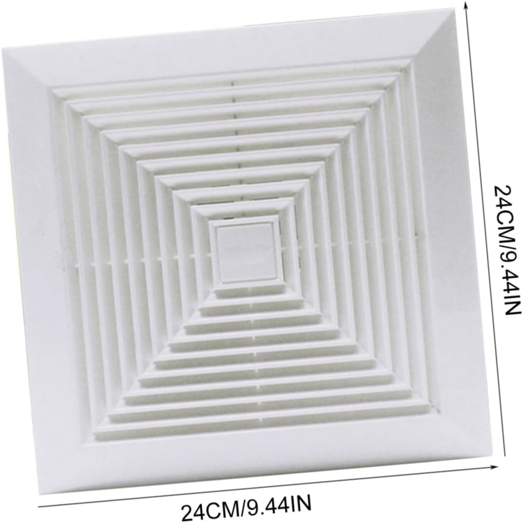 POPETPOP Powerful Silent Bathroom Exhaust Fan 8-inch 40w Ceiling Wall Mount Ventilation Fan for Kitchen Toilet Shower Air Ventilation