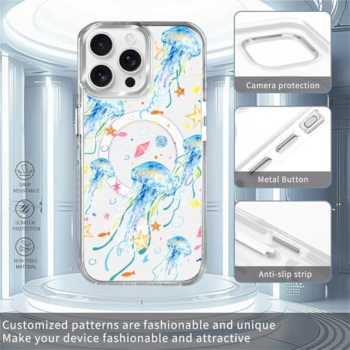 Coque iPhone 13 Pro Magsafe rigide anti-chute transparente solide