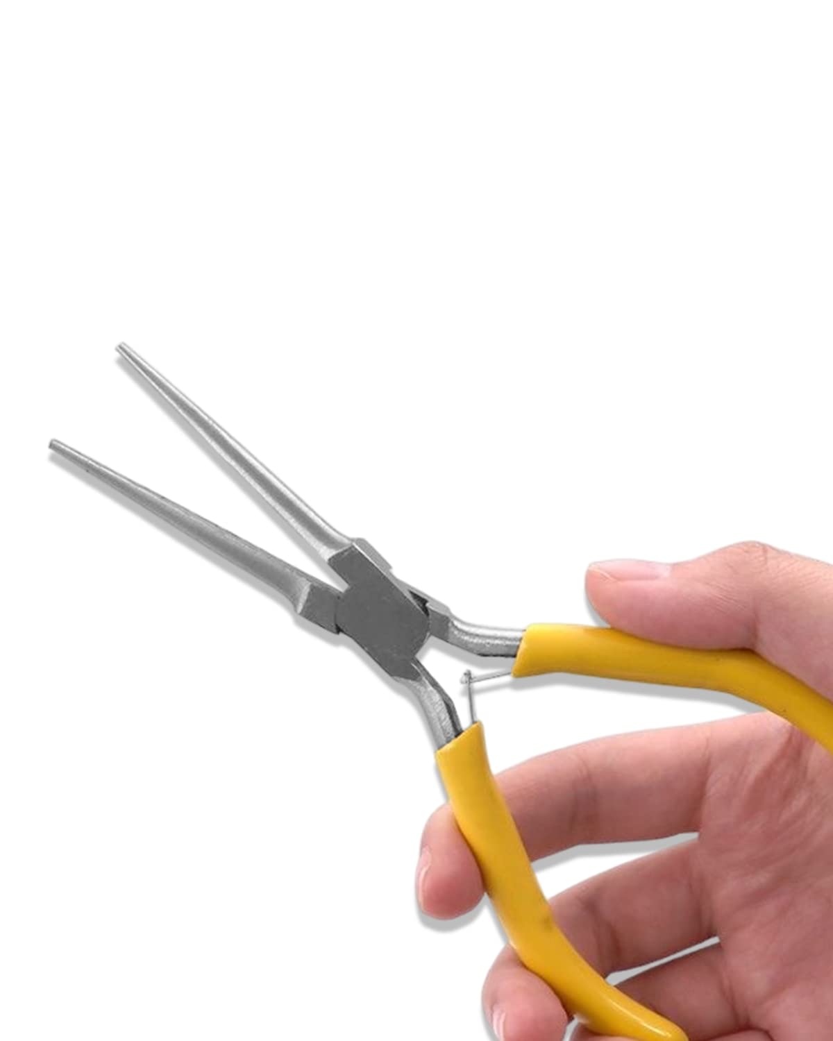 Zestaw szczypiec jubilerskich 15 cm, 10 sztuk, mini szczypce igłowe, zestaw do produkcji biżuterii, rękodzieła, drutu, cięcia drutu, płaskie, wygięte, ukośne, okrągłe, długie, igiełkowe, nożyce