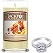 Cinnamon Sensation Candle with Ring Inside (Surprise Jewelry Valued at $15 to $5,000) Ring Size 7