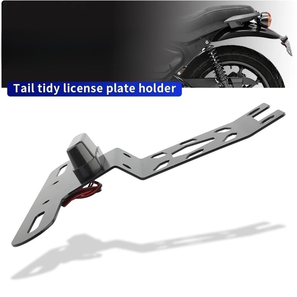 Portatarga Staffa di registrazione del supporto targa motociclo Accessori moto per Hunter 350 2022 2023 2024 2025