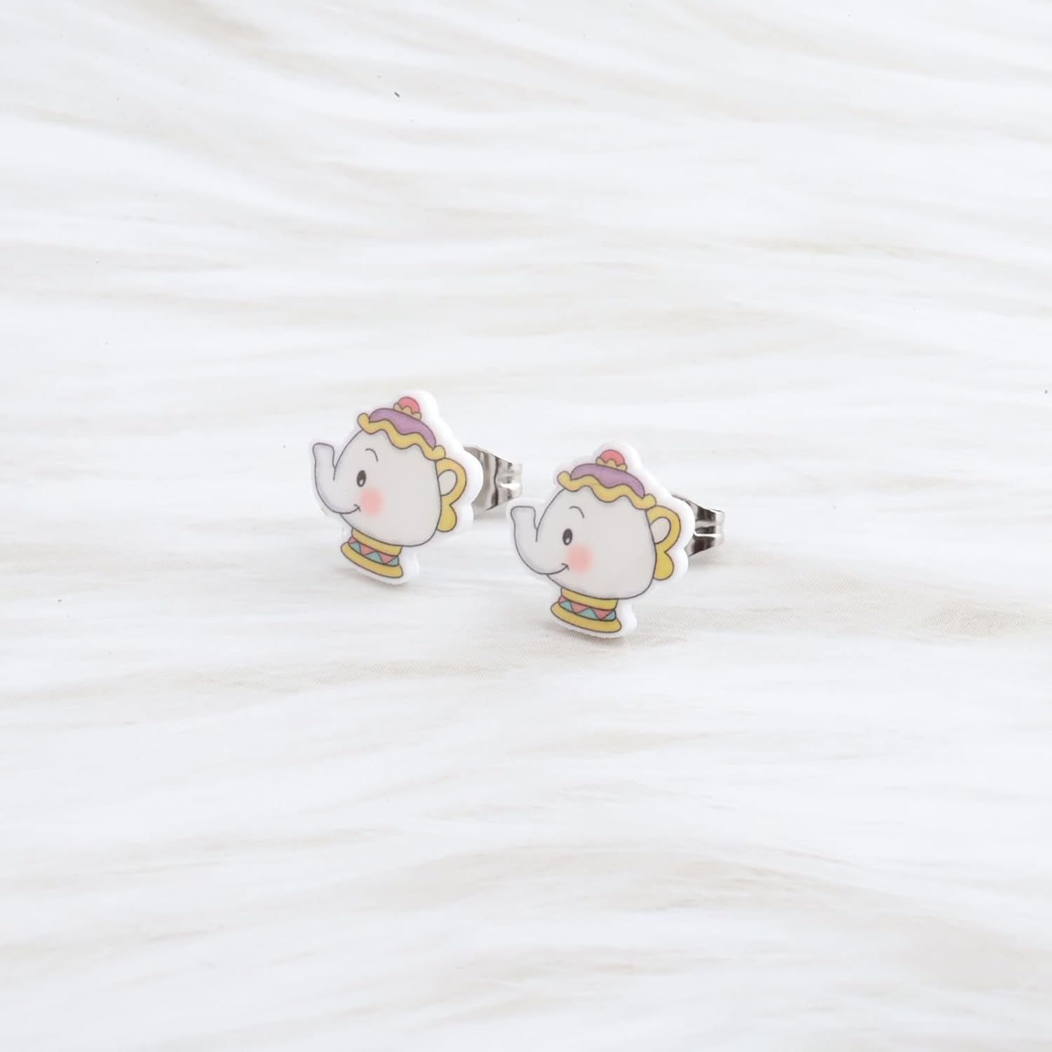 SEIRAA Fairytale Movie Inspired Teapot Dangle Earrings Fairytale Earrings for Her - Image 5