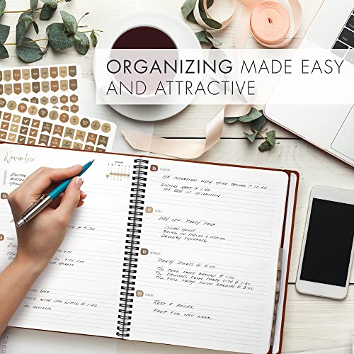 Simplified 2023-2024 Academic Planner - A Beautiful 8.5" X 10.5" Daily Planner For Women Or Men With Weekly & Monthly Spreads For The 23-24 School Year - Runs From June 2023 - July 2024 #TOP6