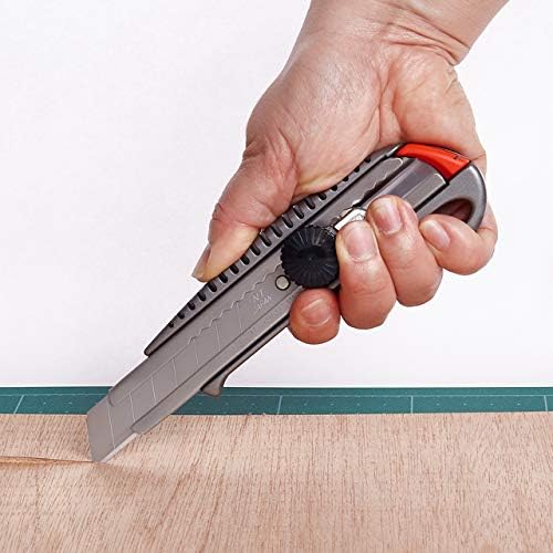 (Price/EACH)NT CUTTER Heavy-Duty Aluminum Die-Cast Anti-Slip Contoured Grip Screw-Lock Utility Knife