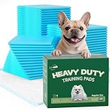 IMMCUTE Heavy Duty Puppy Pee Pads 22'x23'-100 Count | Dog Pee Training Pads Super Absorbent & Leak-Proof | Disposable Pet Piddle and Potty Pads for Puppies | Dogs | Doggie| Cats | Rabbits