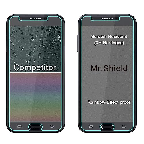 Image of [3-Pack]-Mr Shield for Samsung Galaxy J7V / J7 V (2017 Version ONLY) [Will Not Fit for 2015 and 2016 Version] [Tempered Glass] Screen Protector with Lifetime Replacement Warranty