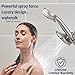 Waterpik One-Touch Dual 2-in-1 Shower System With Rain Shower Head and 7-Mode Hand Held Shower Head, Brushed Nickel XPB-139E-769ME